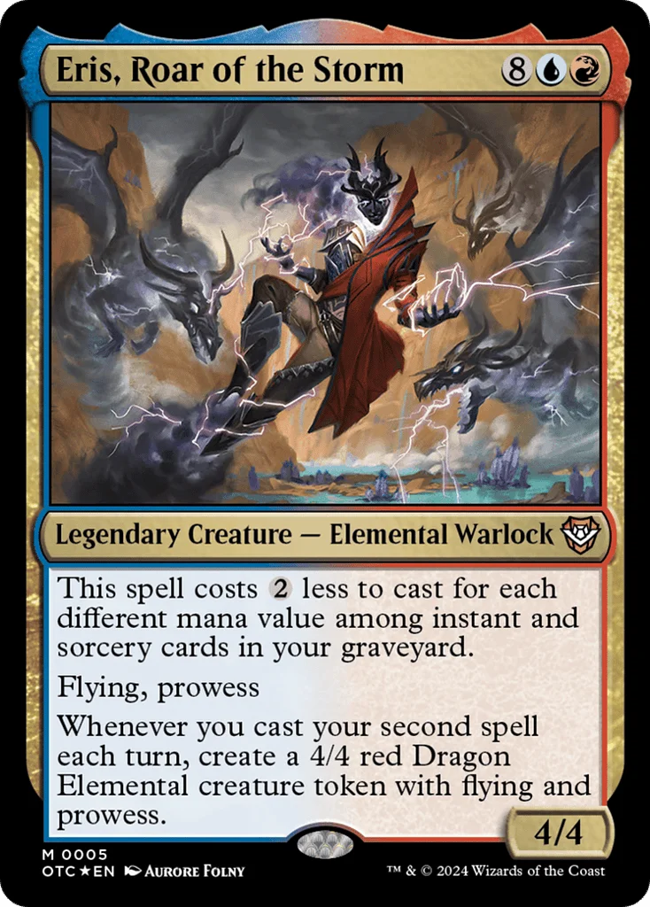 Eris, Roar of the Storm · Outlaws of Thunder Junction Commander
