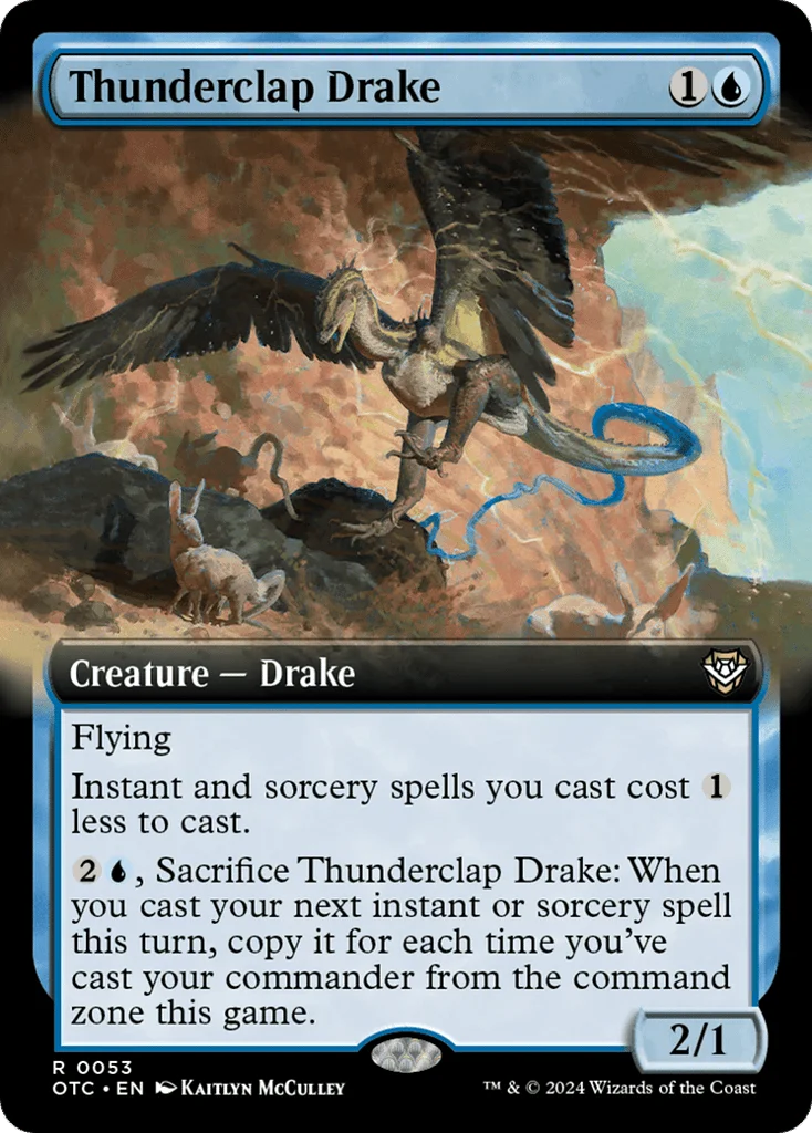 Thunderclap Drake · Outlaws of Thunder Junction Commander