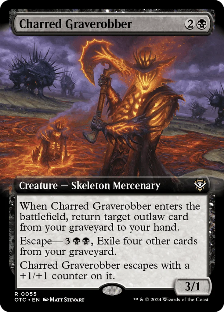 Charred Graverobber · Outlaws of Thunder Junction Commander