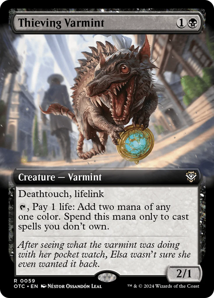 Thieving Varmint · Outlaws of Thunder Junction Commander