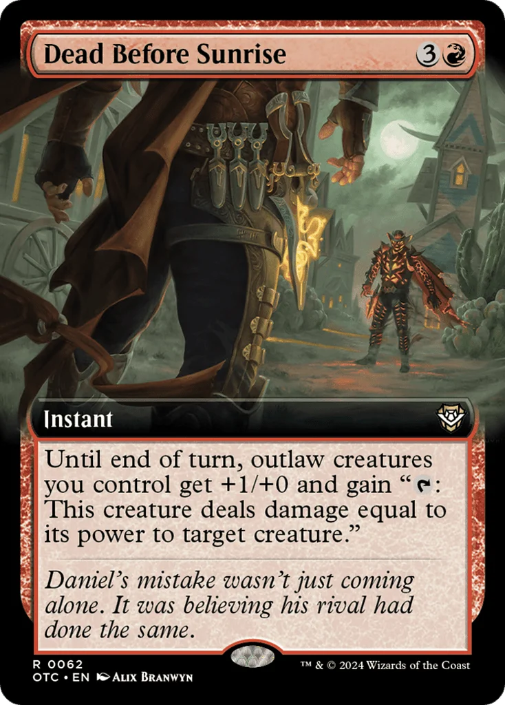 Dead Before Sunrise · Outlaws of Thunder Junction Commander