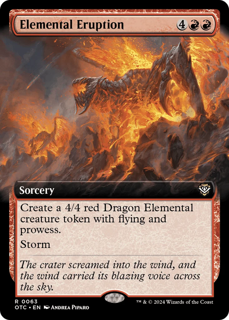 Elemental Eruption · Outlaws of Thunder Junction Commander