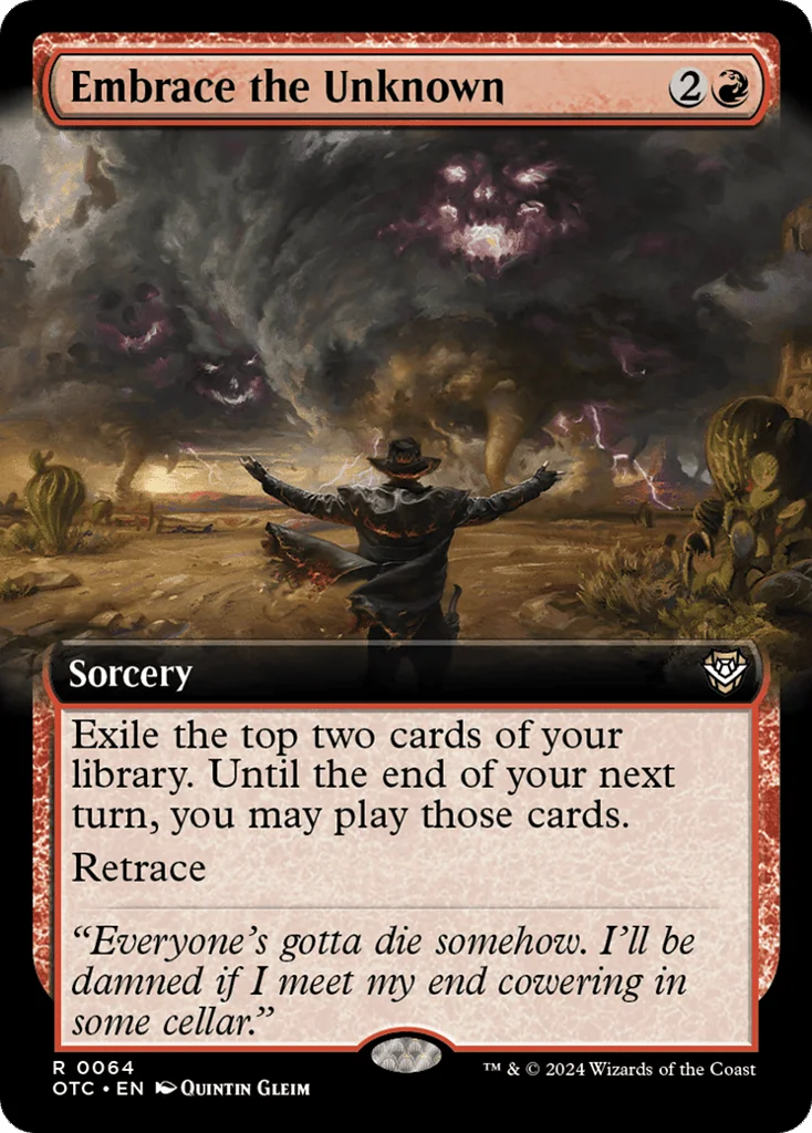 Embrace the Unknown · Outlaws of Thunder Junction Commander