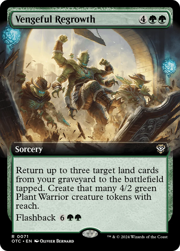 Vengeful Regrowth · Outlaws of Thunder Junction Commander