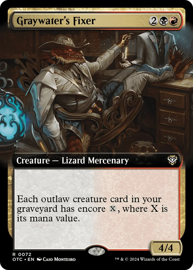 Graywater's Fixer · Outlaws of Thunder Junction Commander