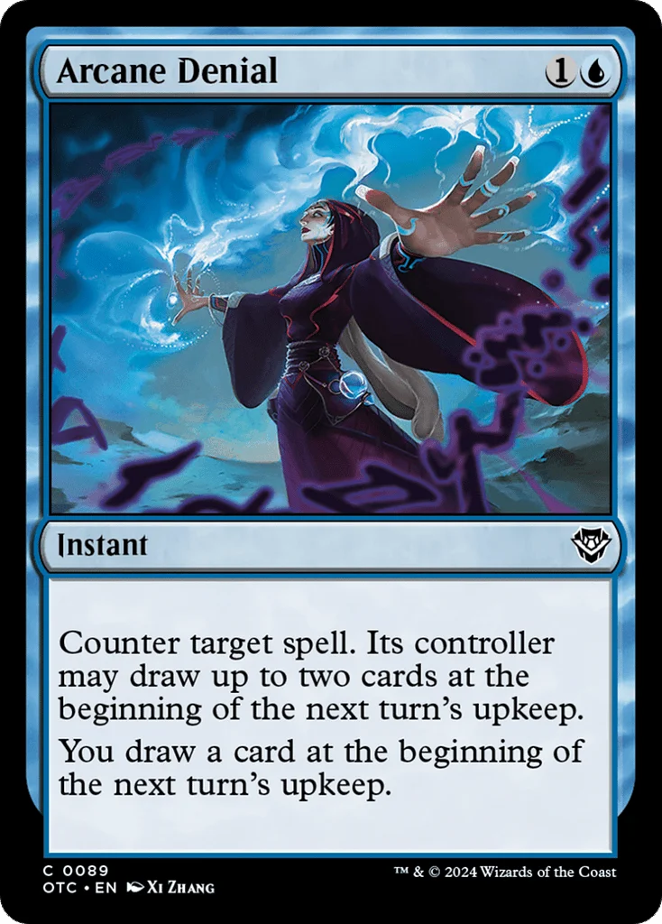 Arcane Denial · Outlaws of Thunder Junction Commander