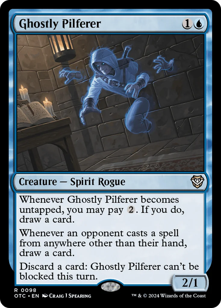 Ghostly Pilferer · Outlaws of Thunder Junction Commander