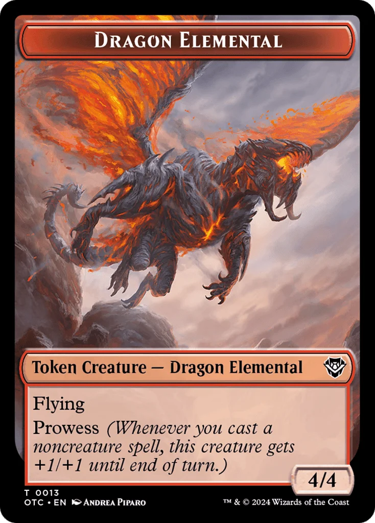 Dragon Elemental · Outlaws of Thunder Junction Commander