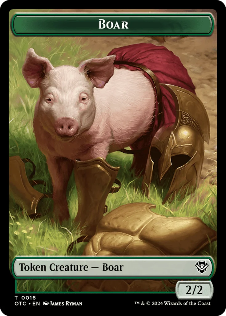 Boar · Outlaws of Thunder Junction Commander