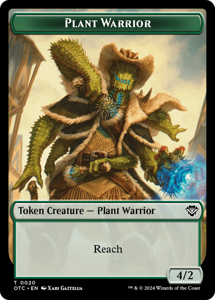 Plant Warrior · Outlaws of Thunder Junction Commander