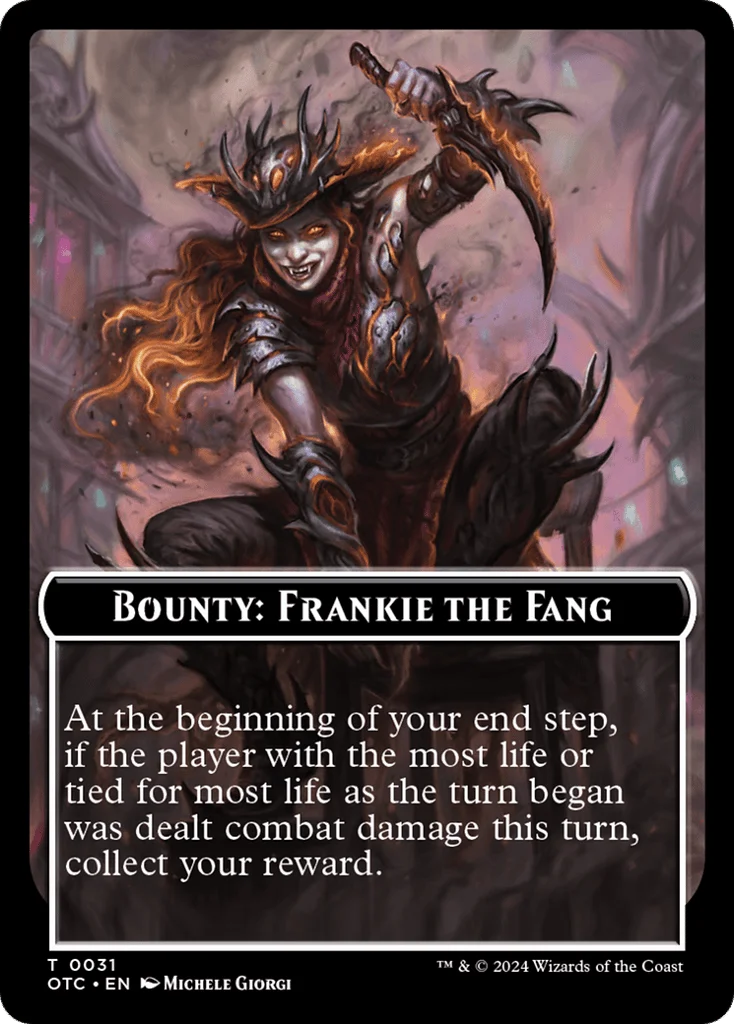 Bounty: Frankie The Fang // Wanted! · Outlaws of Thunder Junction Commander