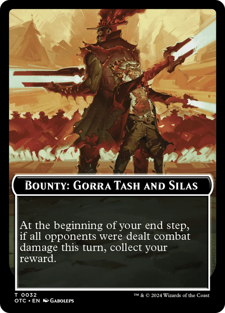 Bounty: Gorra Tash and Silas // Wanted! · Outlaws of Thunder Junction Commander