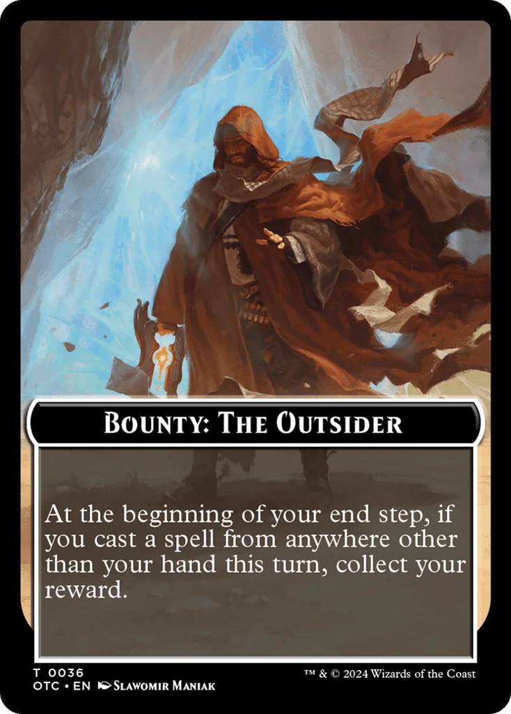 Bounty: The Outsider // Wanted! · Outlaws of Thunder Junction Commander