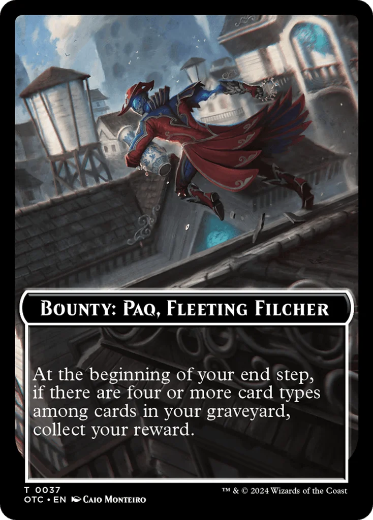 Bounty: Paq, Fleeting Filcher // Wanted! · Outlaws of Thunder Junction Commander