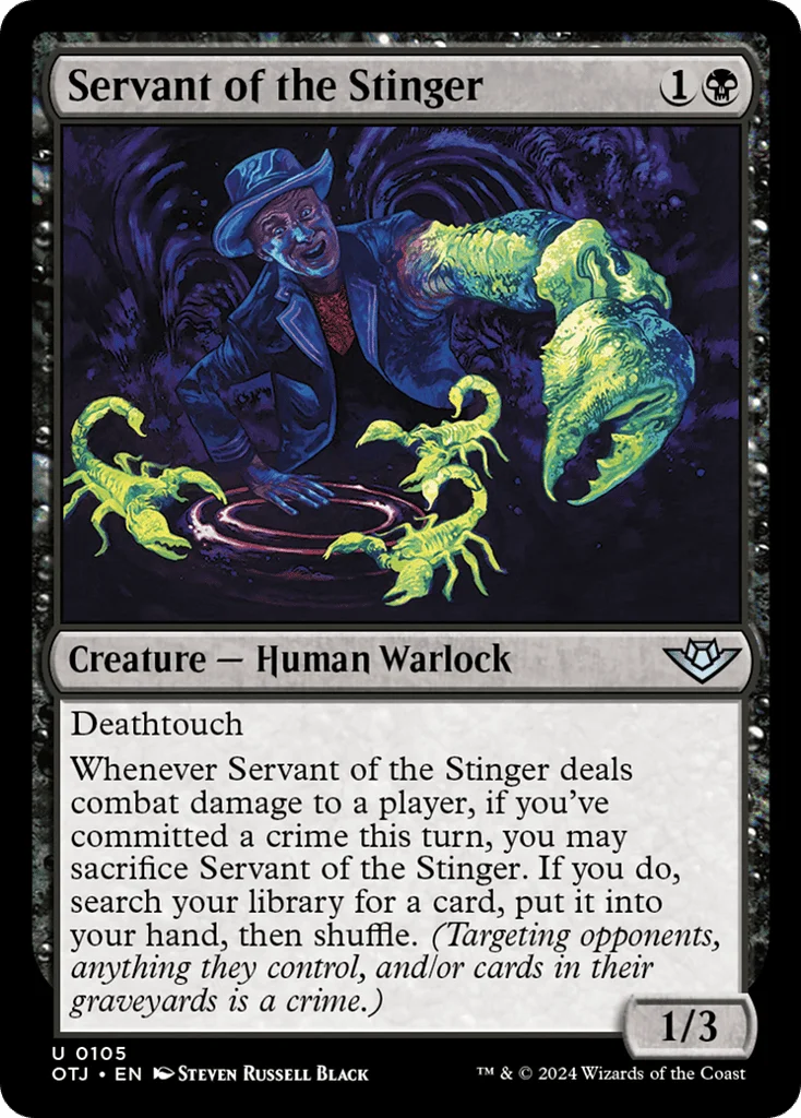 Servant of the Stinger · Outlaws of Thunder Junction