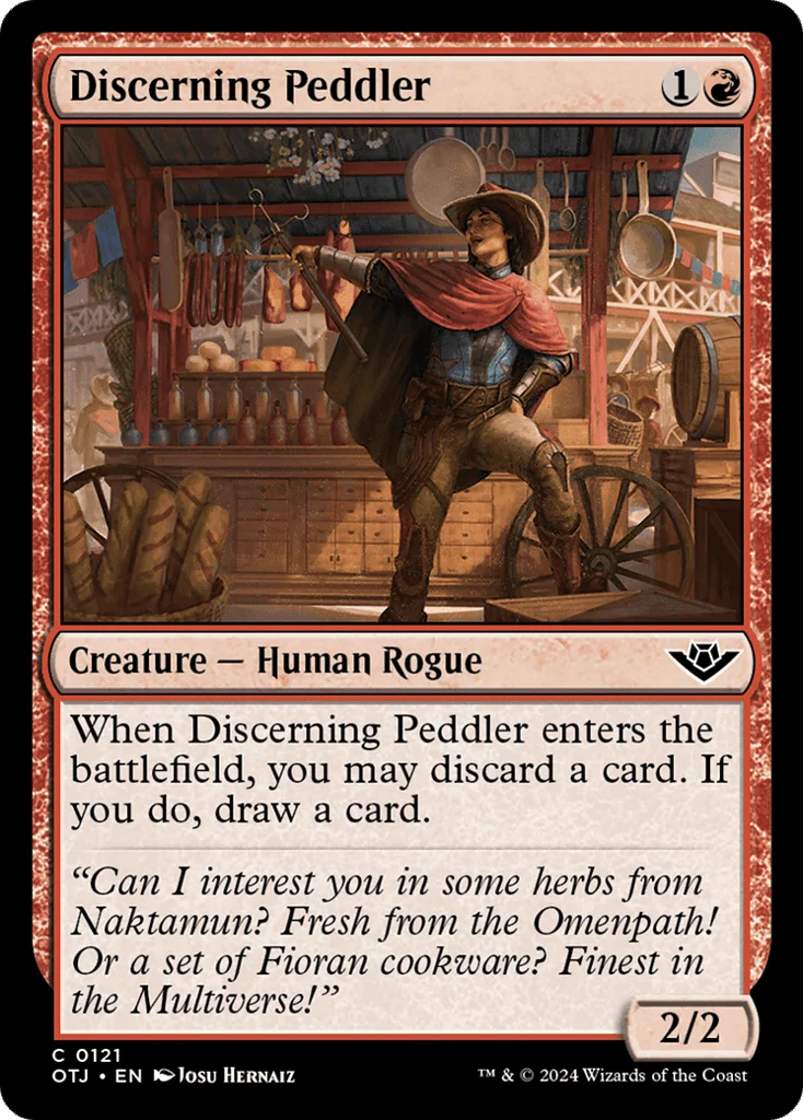 Discerning Peddler · Outlaws of Thunder Junction