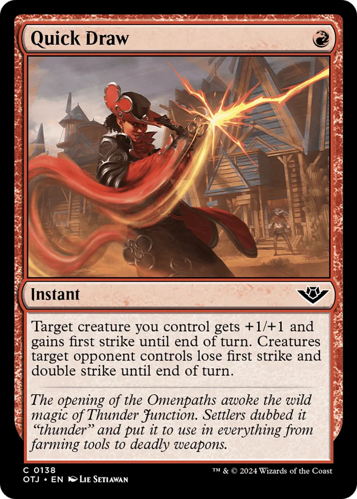 Quick Draw · Outlaws of Thunder Junction