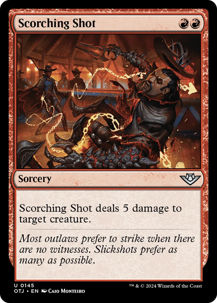 Scorching Shot · Outlaws of Thunder Junction