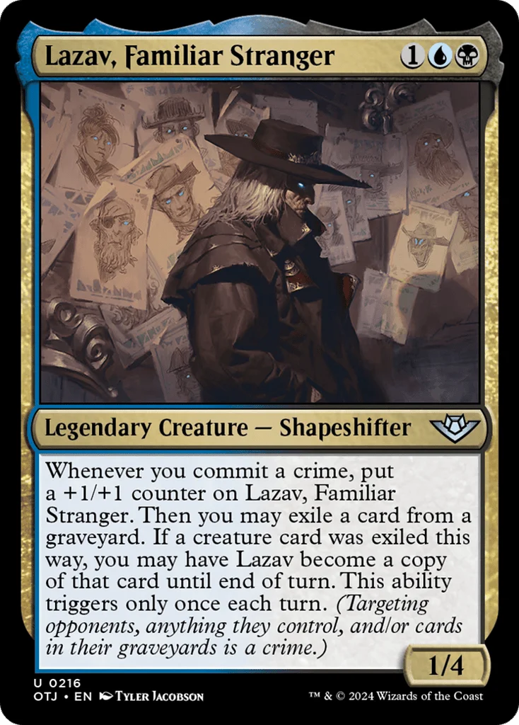 Lazav, Familiar Stranger · Outlaws of Thunder Junction