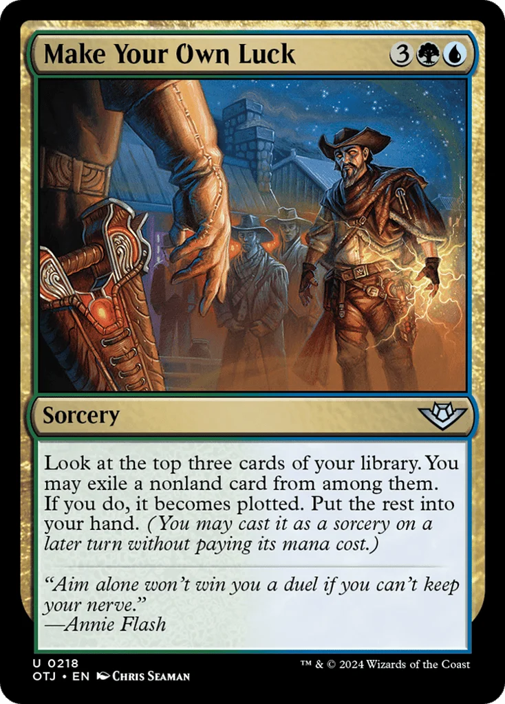 Make Your Own Luck · Outlaws of Thunder Junction