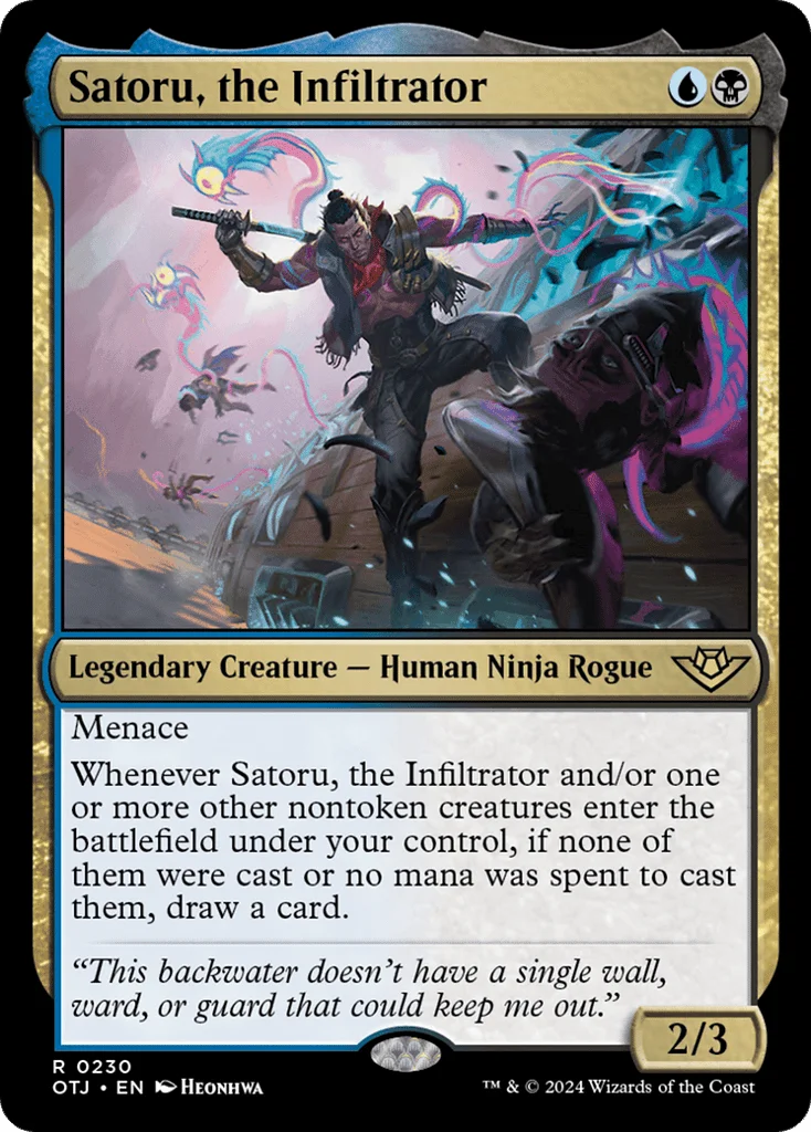 Satoru, the Infiltrator · Outlaws of Thunder Junction