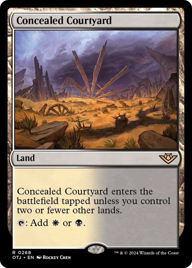 Concealed Courtyard · Outlaws of Thunder Junction
