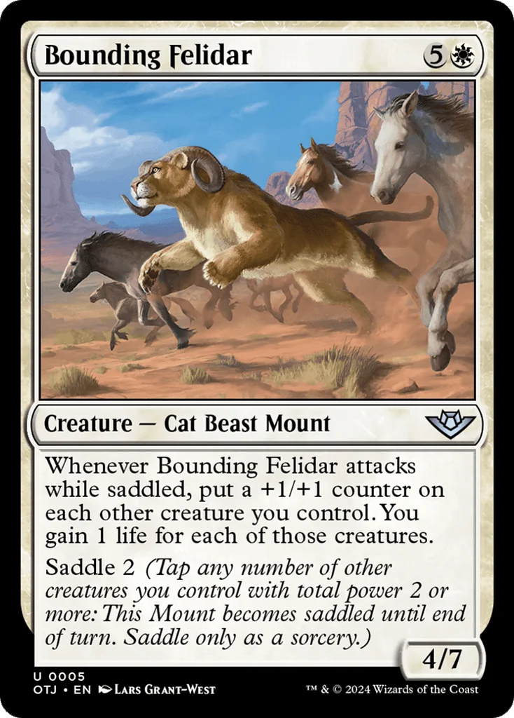Bounding Felidar · Outlaws of Thunder Junction