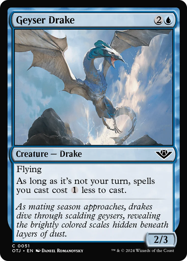 Geyser Drake · Outlaws of Thunder Junction