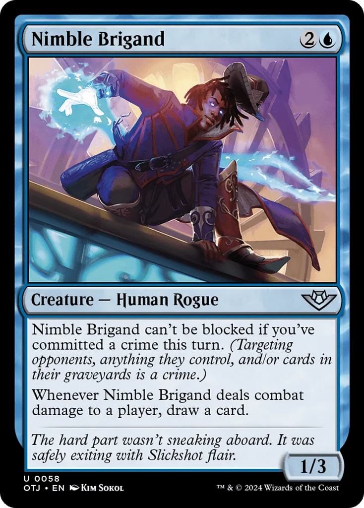 Nimble Brigand · Outlaws of Thunder Junction