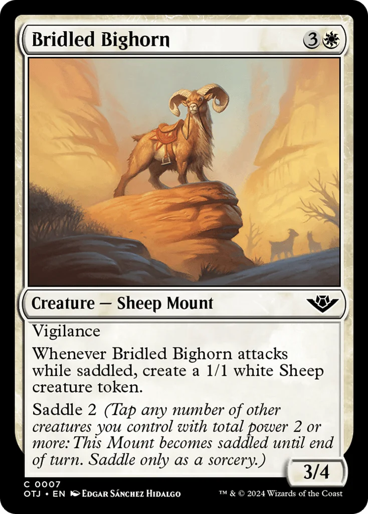 Bridled Bighorn · Outlaws of Thunder Junction