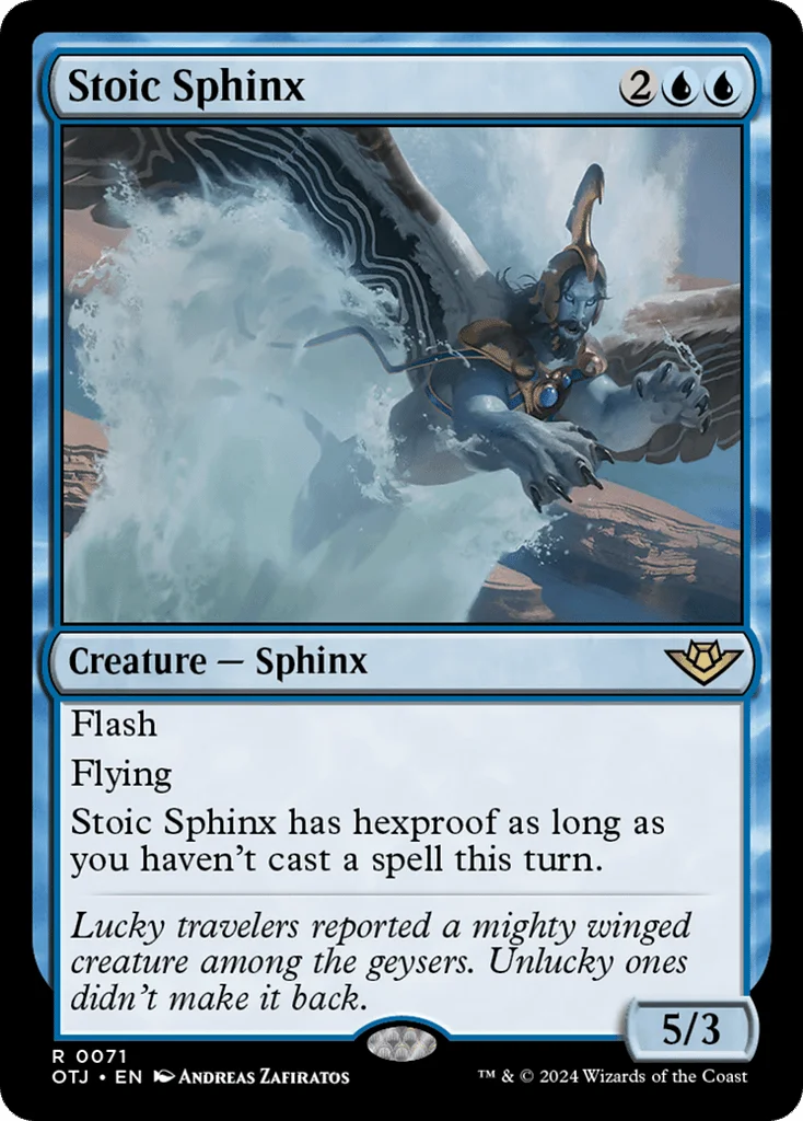 Stoic Sphinx · Outlaws of Thunder Junction