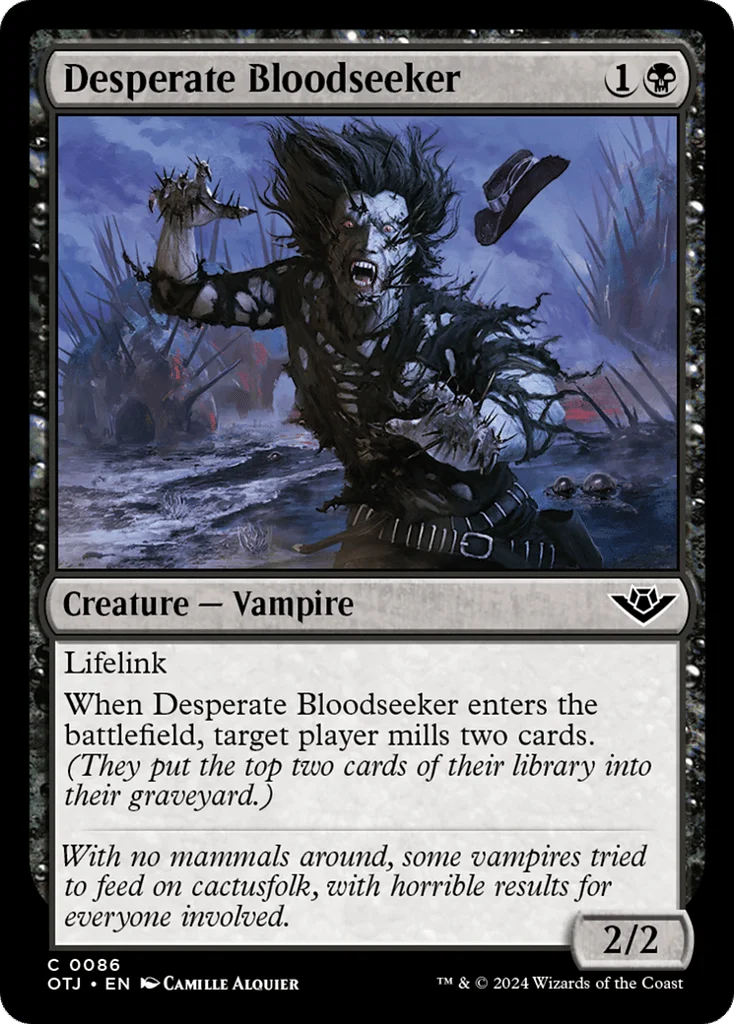 Desperate Bloodseeker · Outlaws of Thunder Junction