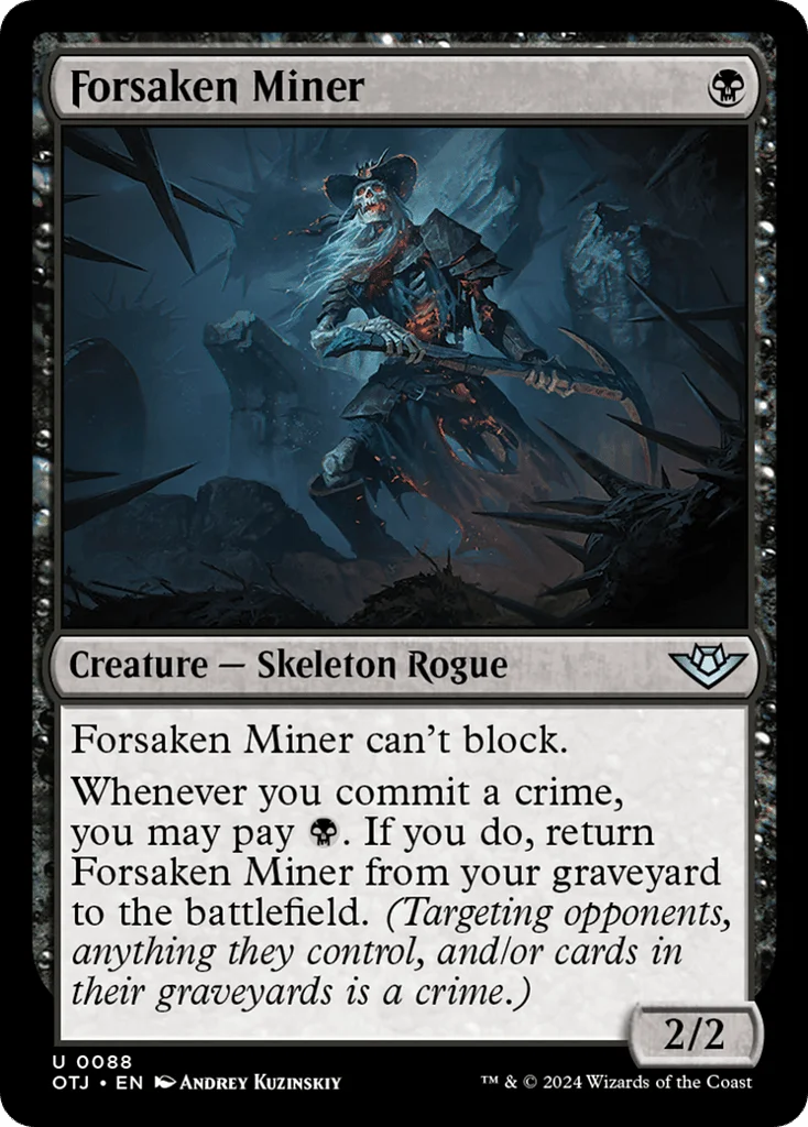 Forsaken Miner · Outlaws of Thunder Junction