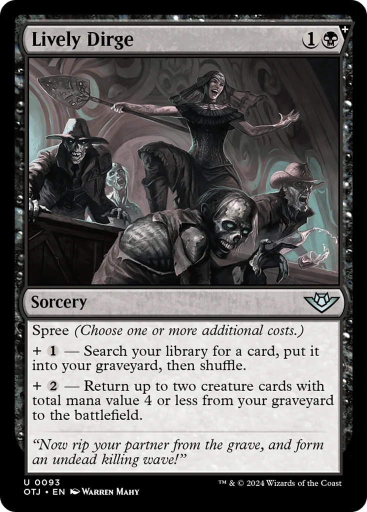 Lively Dirge · Outlaws of Thunder Junction