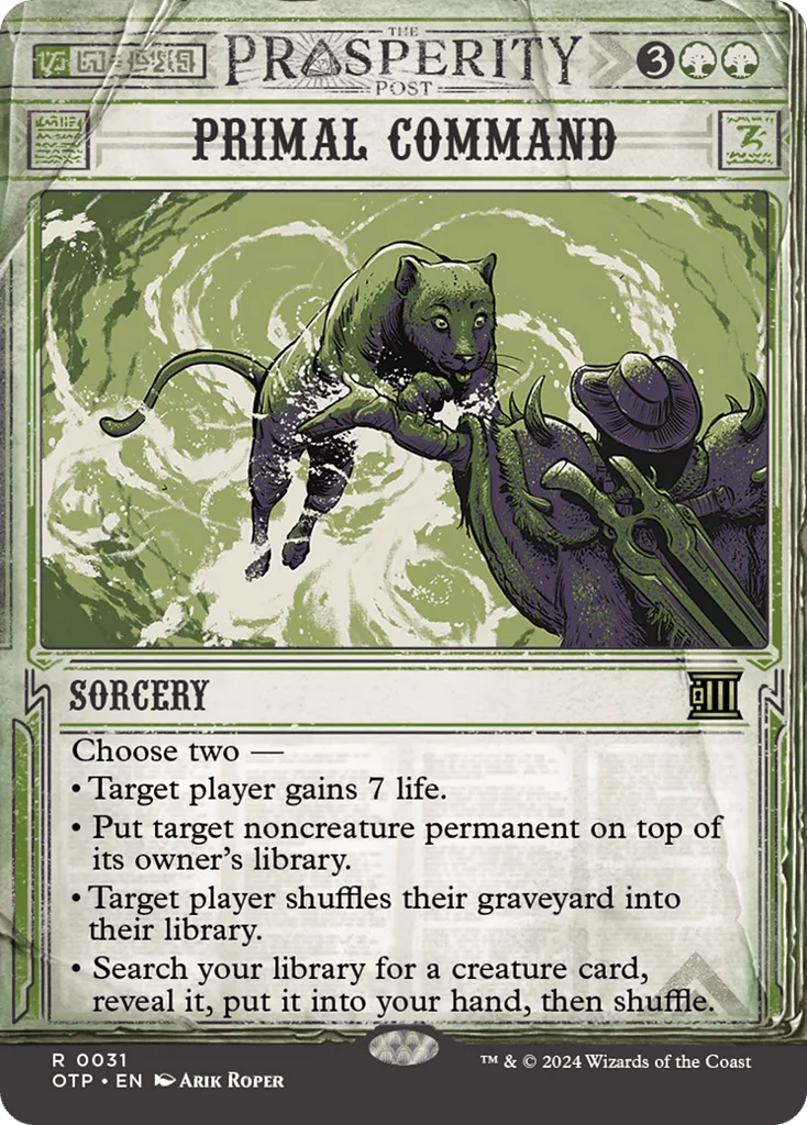 Primal Command · Breaking News