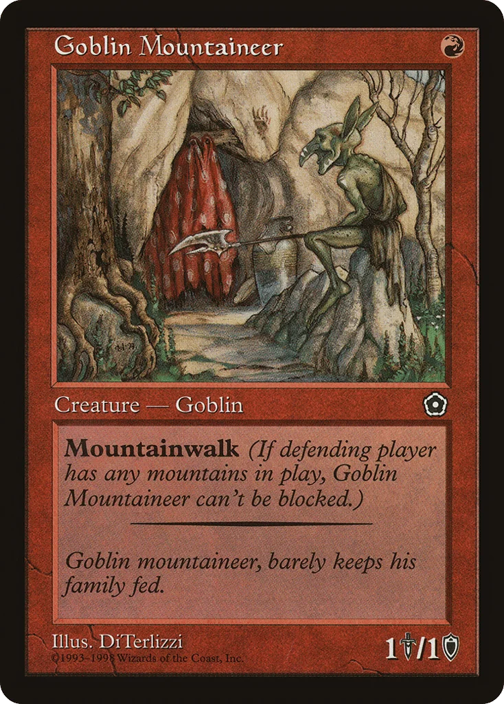 Goblin Mountaineer · Portal Second Age