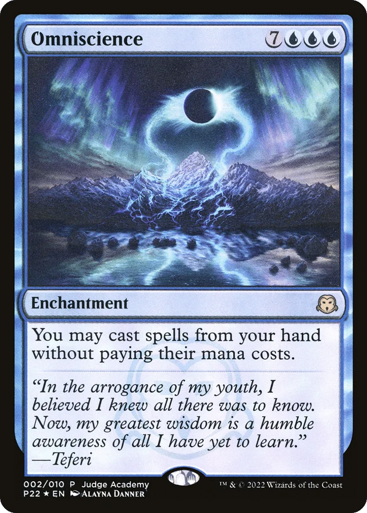 Omniscience · Judge Gift Cards 2022