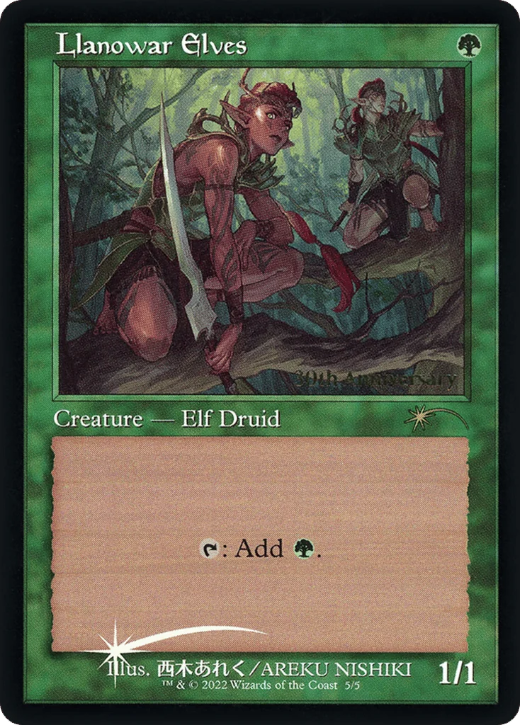 Llanowar Elves · 30th Anniversary History Promos