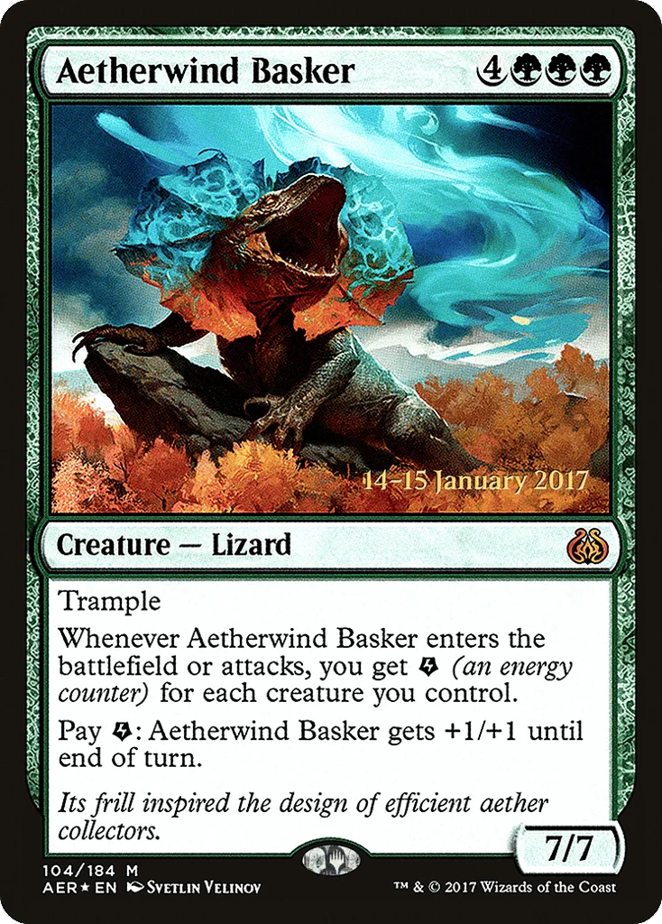 Aetherwind Basker · Aether Revolt Promos