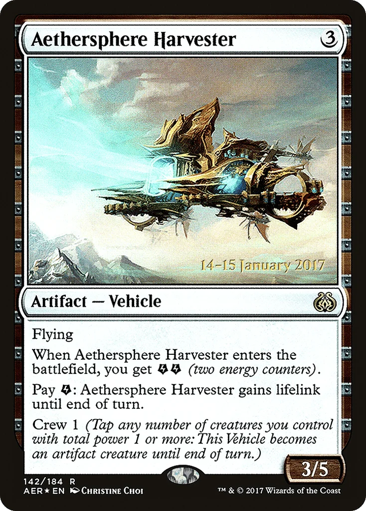 Aethersphere Harvester · Aether Revolt Promos