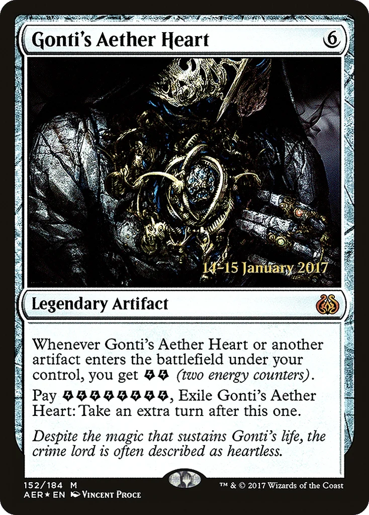 Gonti's Aether Heart · Aether Revolt Promos