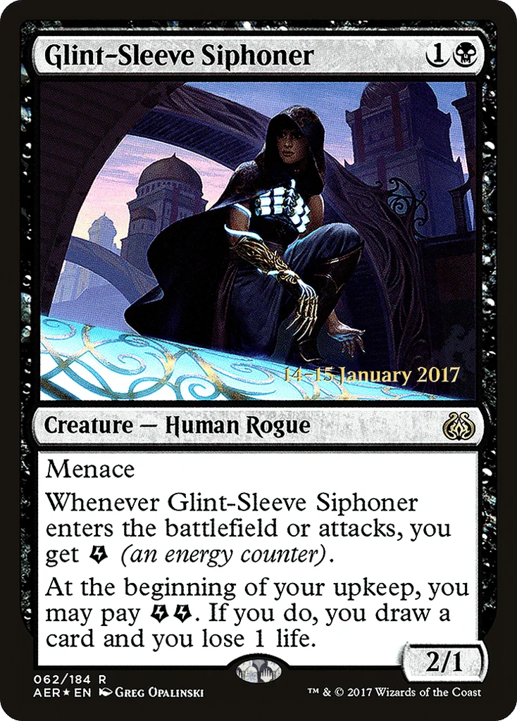 Glint-Sleeve Siphoner · Aether Revolt Promos