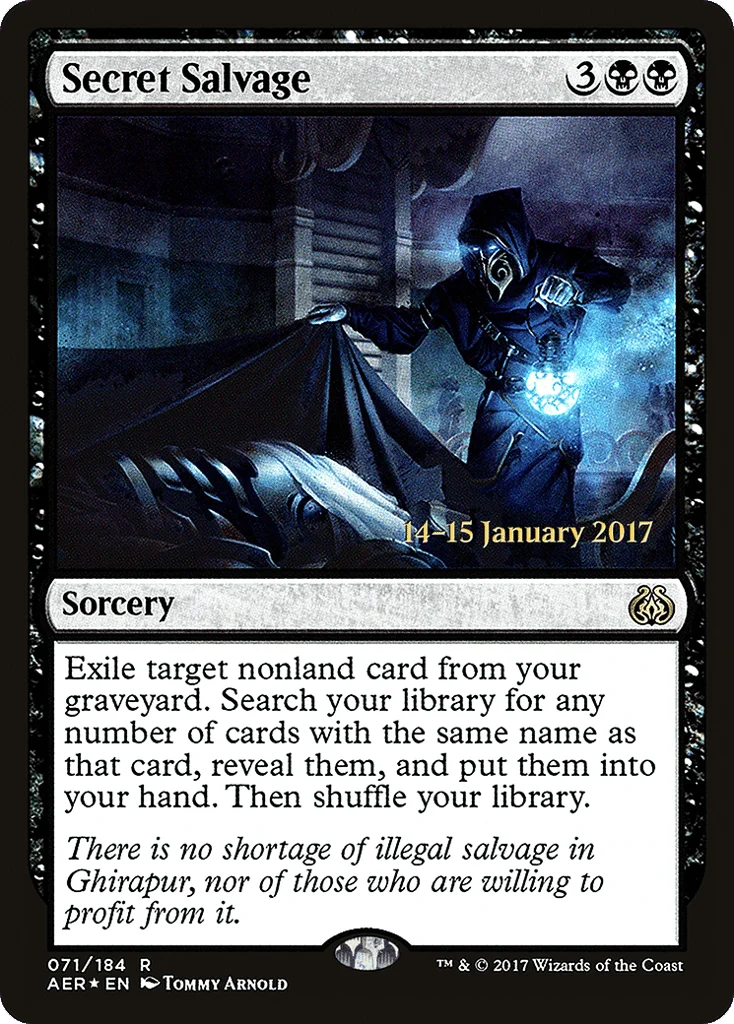 Secret Salvage · Aether Revolt Promos