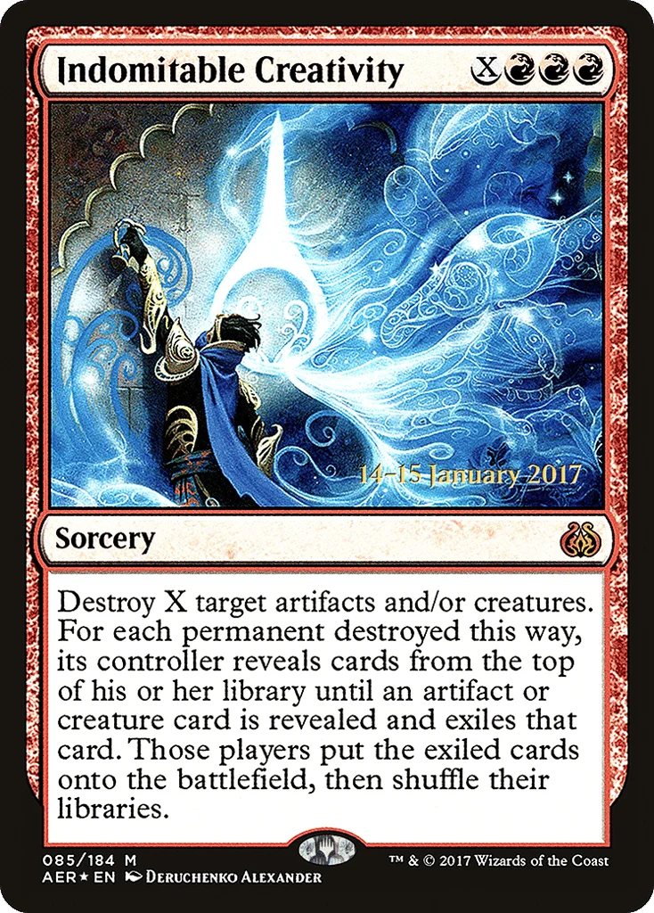 Indomitable Creativity · Aether Revolt Promos