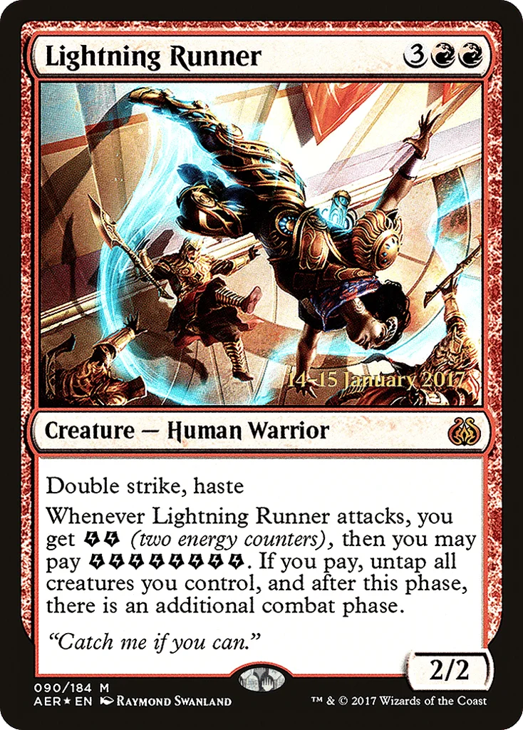Lightning Runner · Aether Revolt Promos