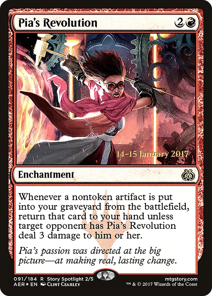 Pia's Revolution · Aether Revolt Promos