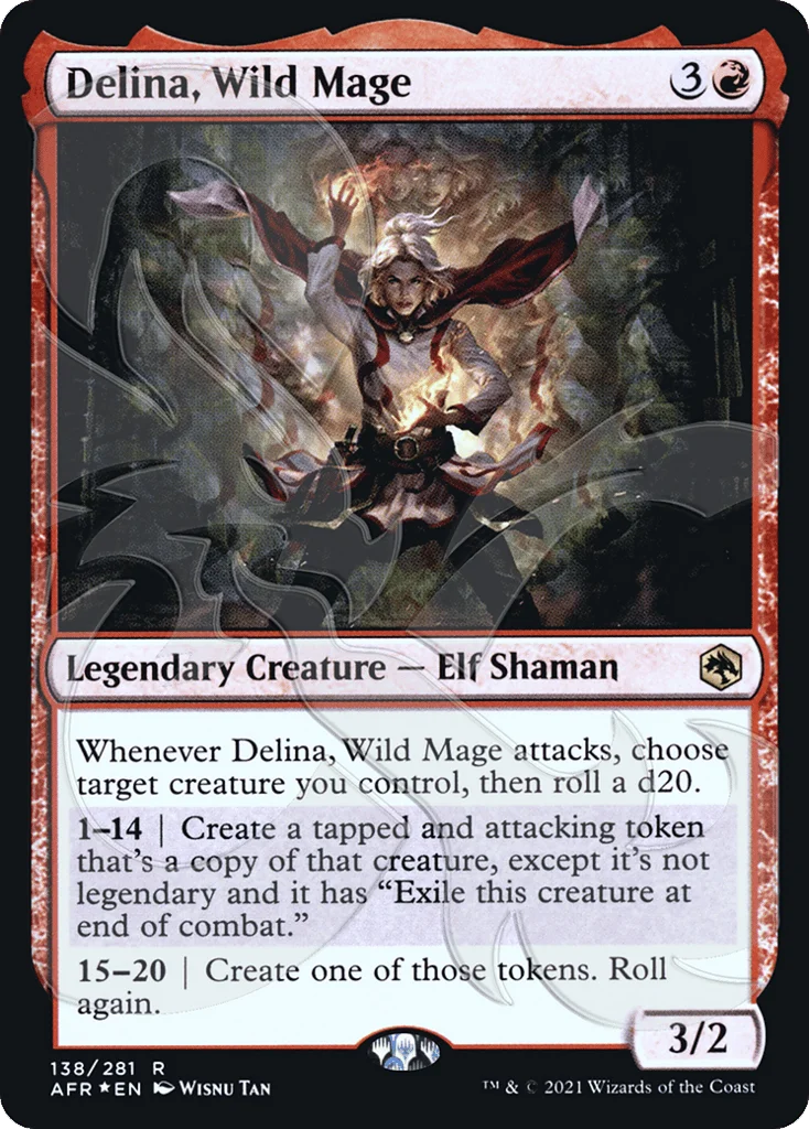 Delina, Wild Mage · Adventures in the Forgotten Realms Promos