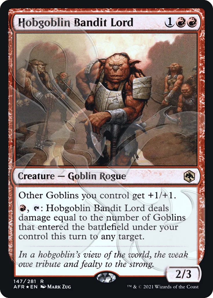 Hobgoblin Bandit Lord · Adventures in the Forgotten Realms Promos