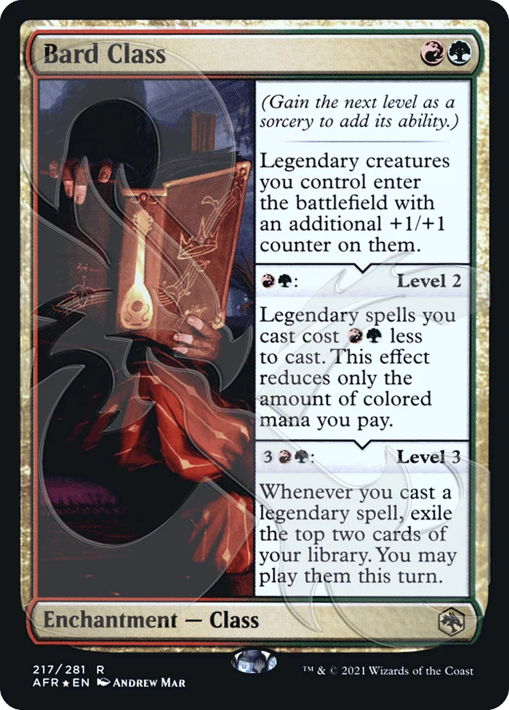 Bard Class · Adventures in the Forgotten Realms Promos