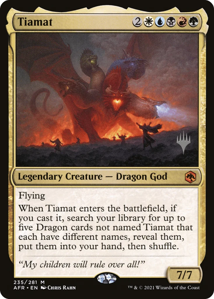 Tiamat · Adventures in the Forgotten Realms Promos